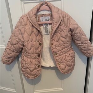 Pink Quilted Kids Jacket